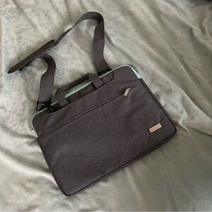 Elegant Gray Laptop Bag for Men
